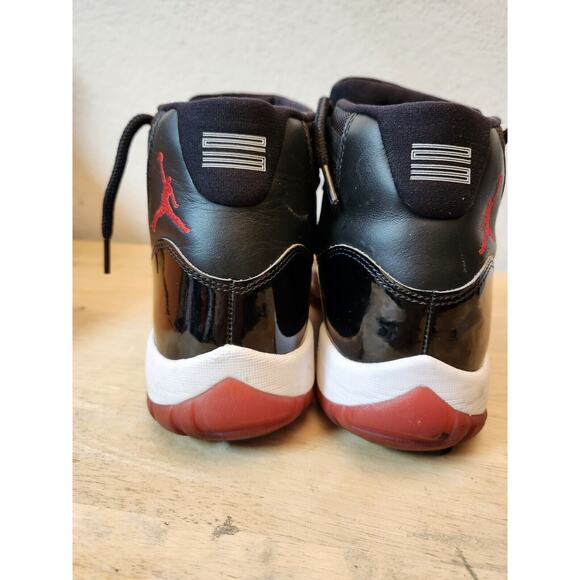 Nike Air Jordan‎ 11 Retro High Bred size 10 378037-061 OG XI Black - Picture 2 of 10